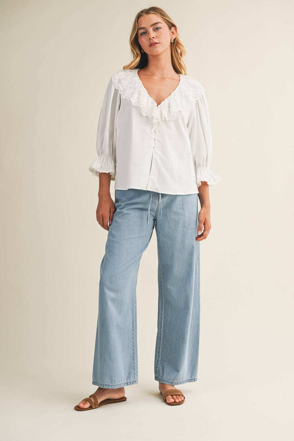 Marlie Relaxed Denim Pants