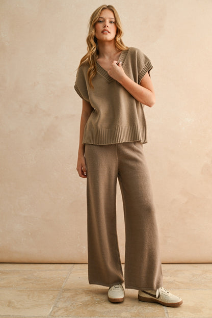 Bridget Wide Leg Sweater Pants