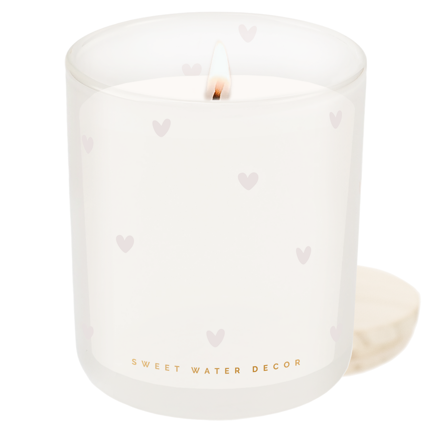All Over Hearts 12 oz Soy Candle