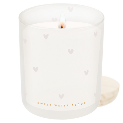 All Over Hearts 12 oz Soy Candle
