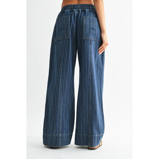 Khloe Striped Relaxed Fit Denim
