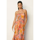 The Selene Ruched Maxi Dress