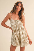 Nova Plaid Romper