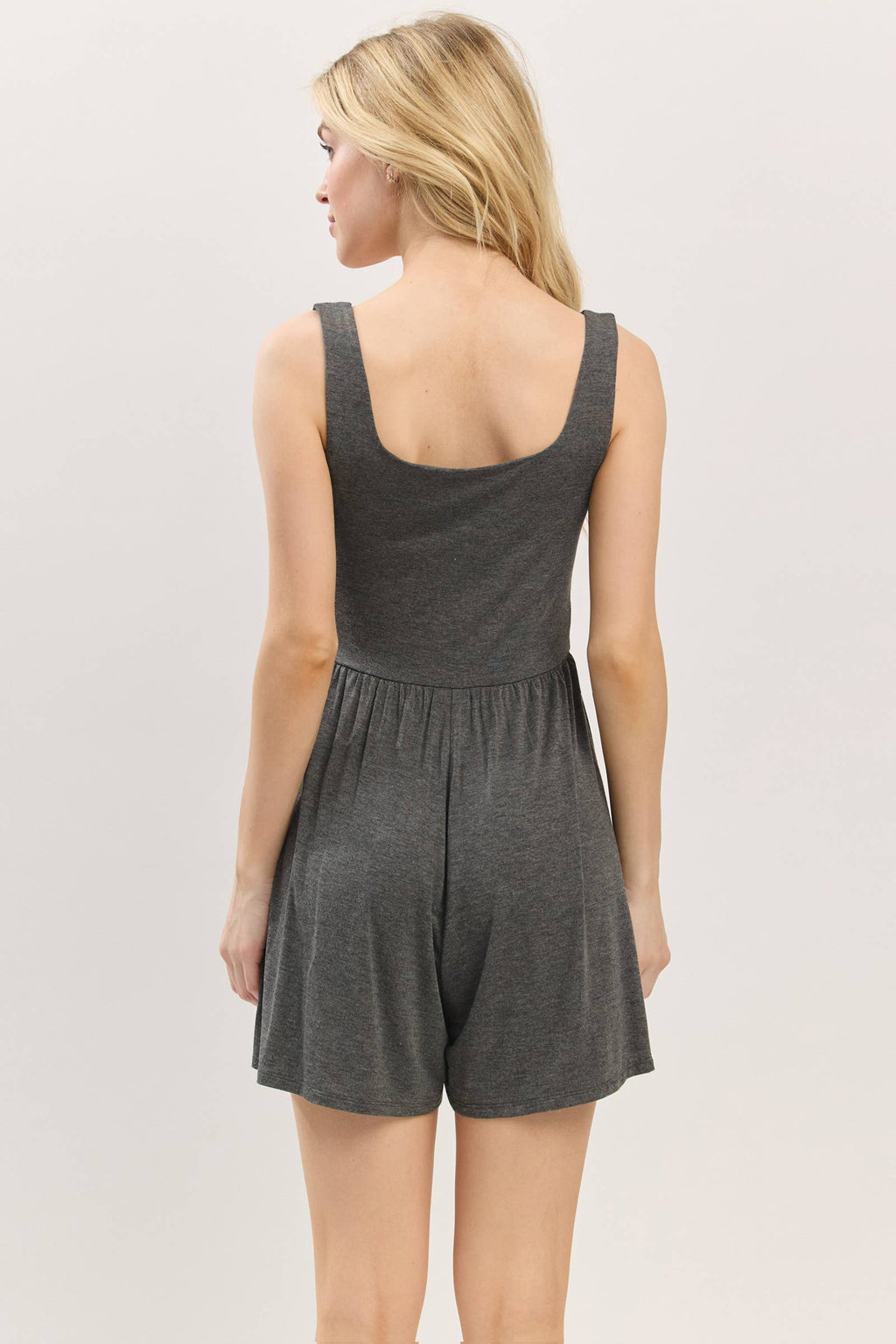 Double Layer Detailed Romper