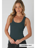 Vintage Reversible Ribbed Tank