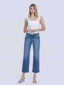 Aventurine Mid Rise Ankle Jeans
