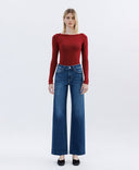Hallie High Rise Raw Hem