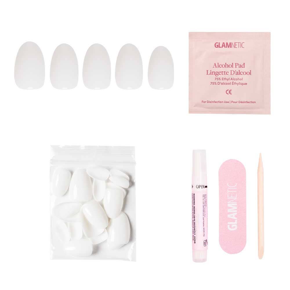 White Swan Press-On Nails