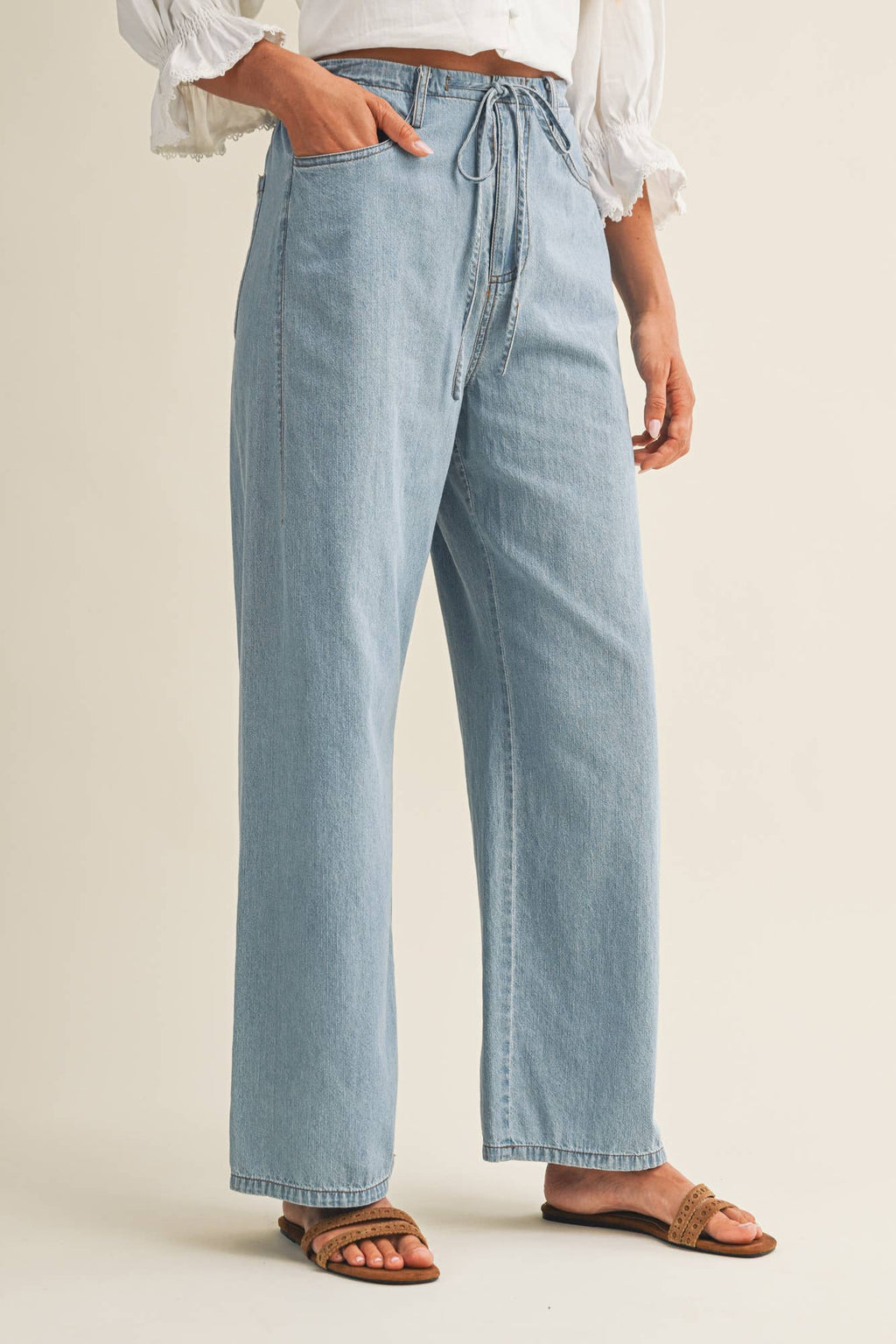 Marlie Relaxed Denim Pants