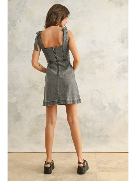 Freya Tie On Sleeve Dress