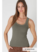 Vintage Reversible Ribbed Tank