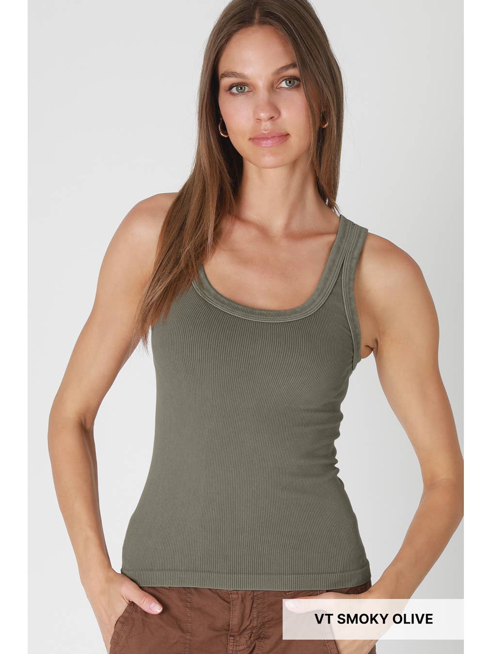 Vintage Reversible Ribbed Tank