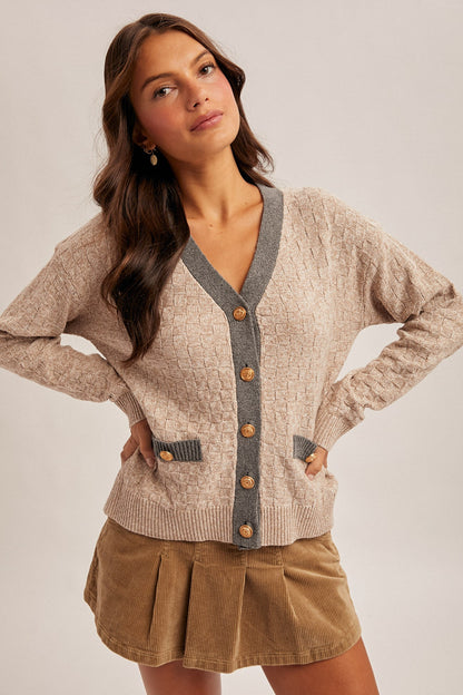 Vanessa V-neck Sweater Cardigan