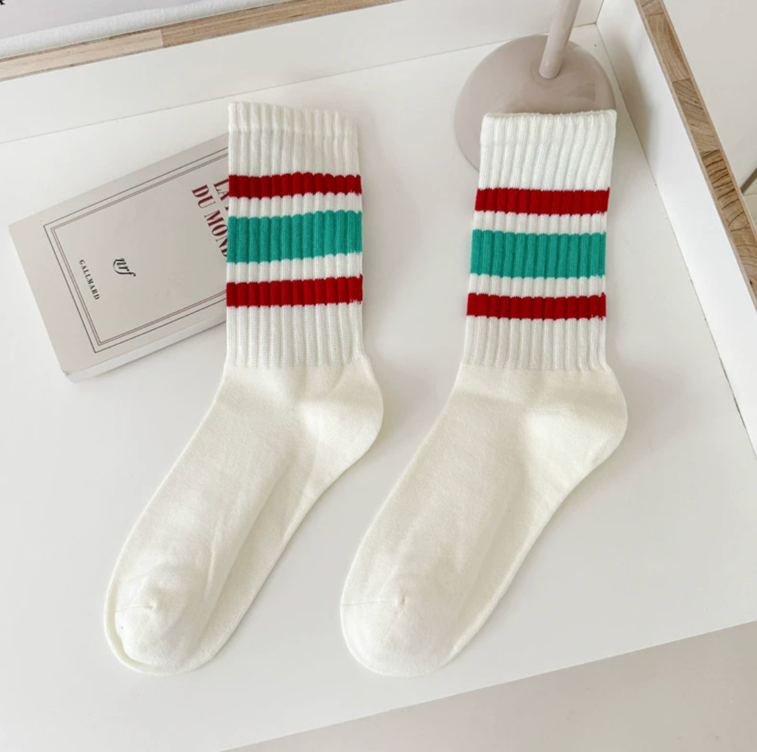 Retro Striped Socks