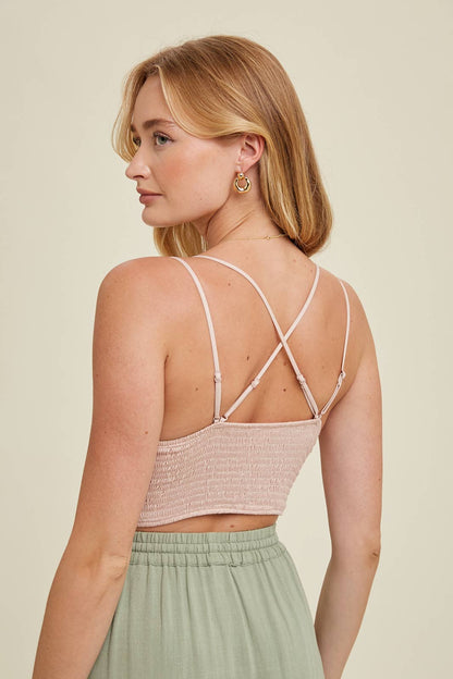 Ruthie Floral Scalloped Lace Bralette