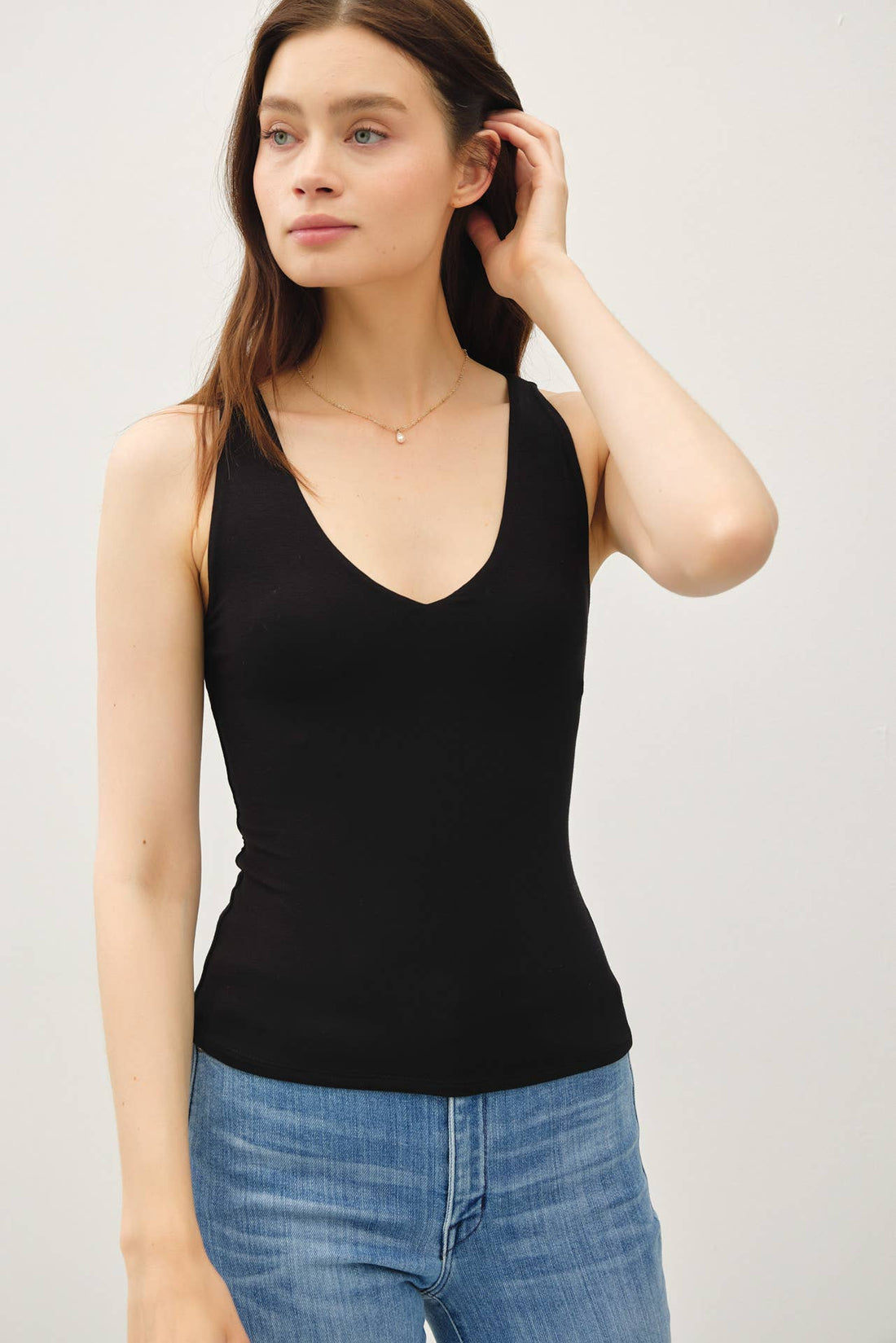 Everyday Basic V Neck Tank
