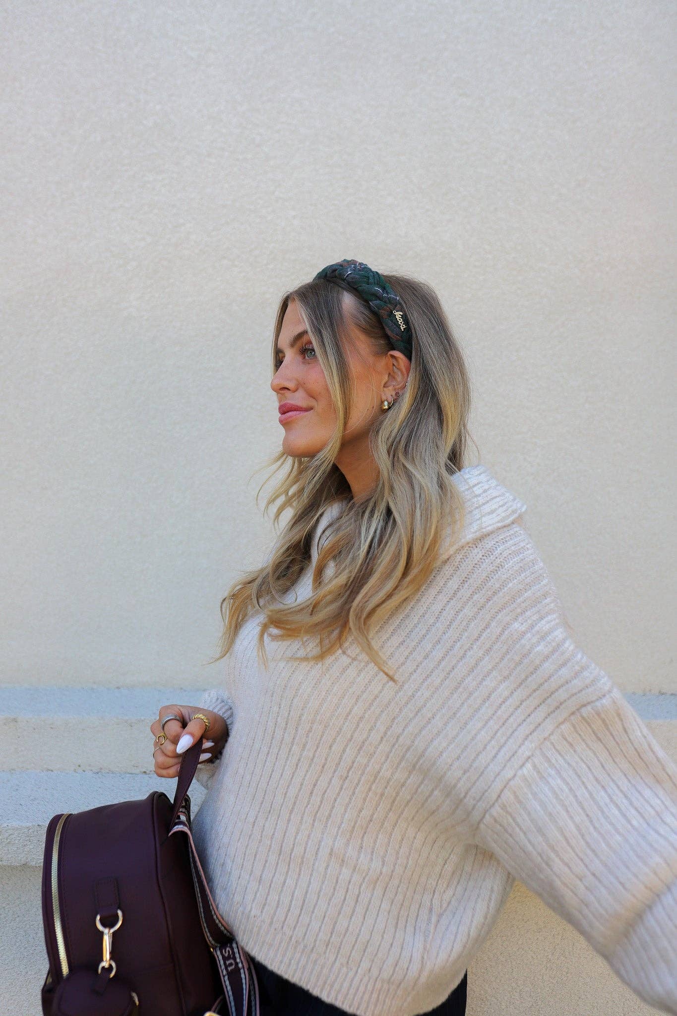 Plaid Braid Headband