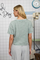 Vivi V-neck boxy top