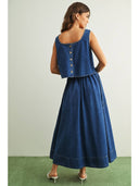 The Easy A-Line Denim Skirt