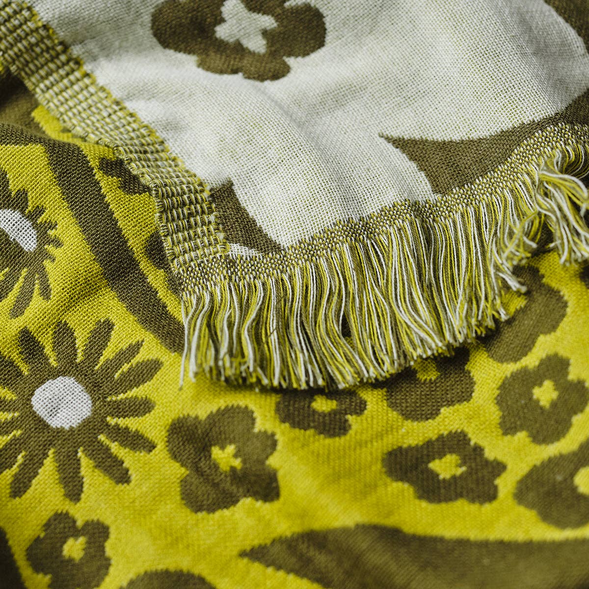 Frankee Driftweave Turkish Towel - Avocado