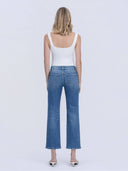 Aventurine Mid Rise Ankle Jeans