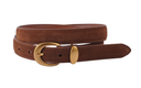 Suede Belt Gold Buckle