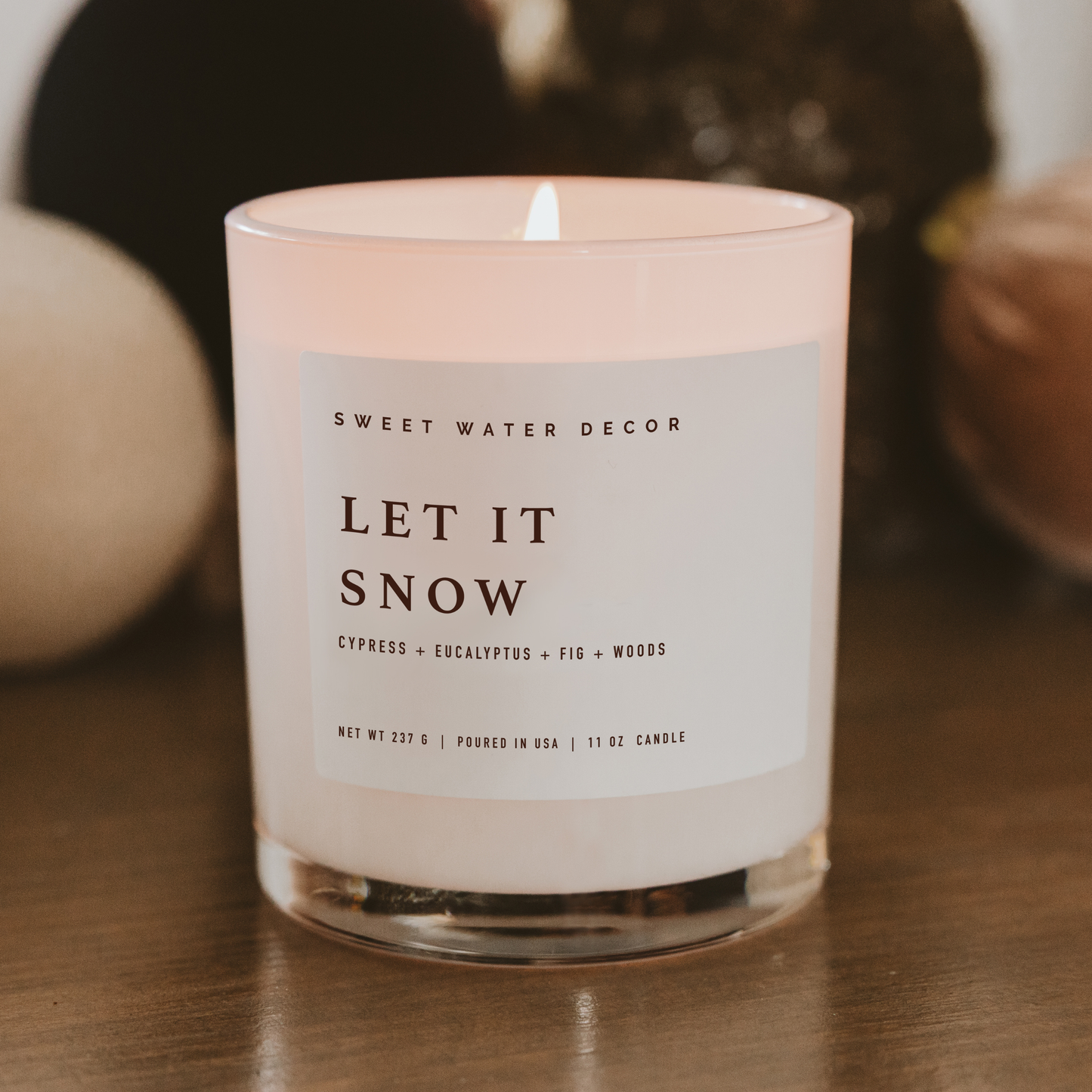 Let It Snow 11 oz Soy Candle