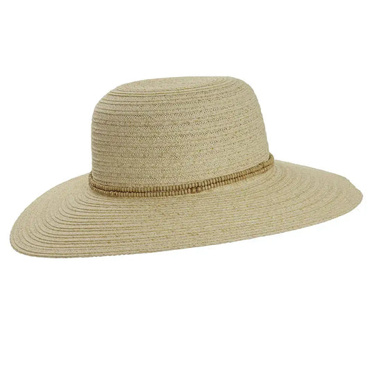 Wide Brim Straw Sun Hat - Style Capri