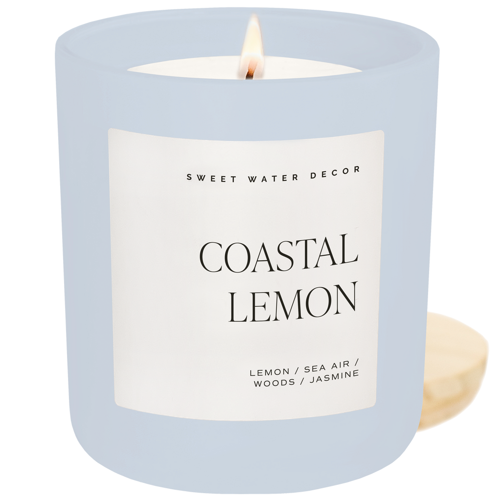 Coastal Lemon 15 oz Soy Candle