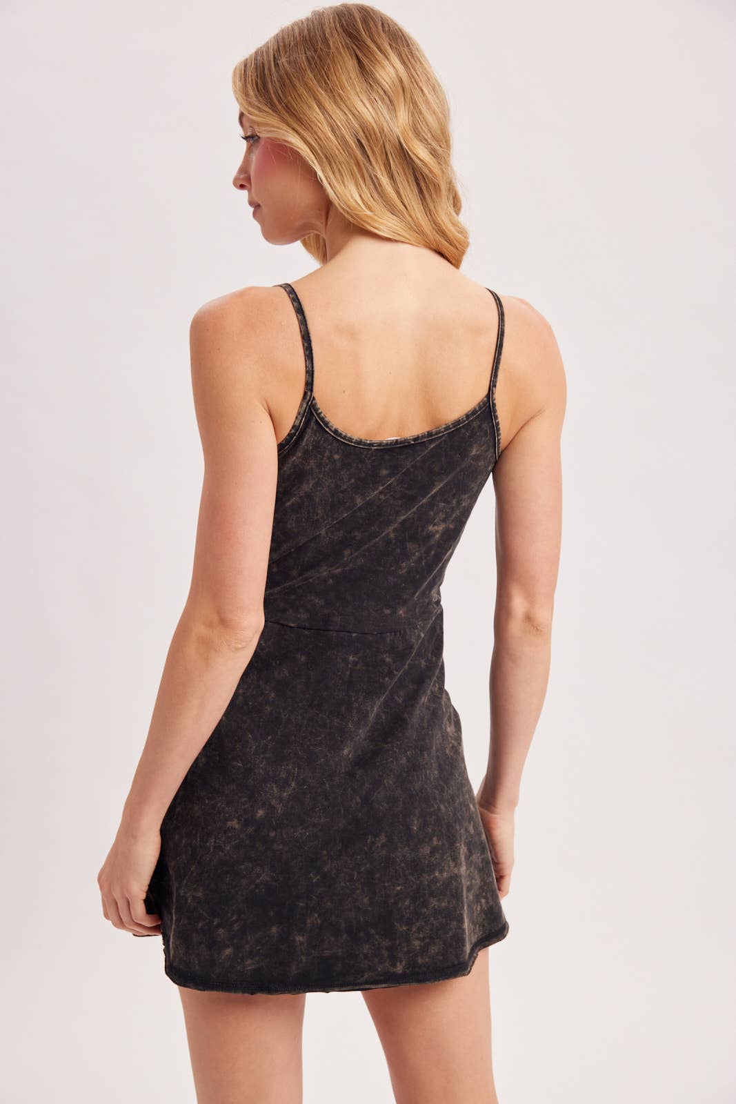 Mineral Washed Knit Romper