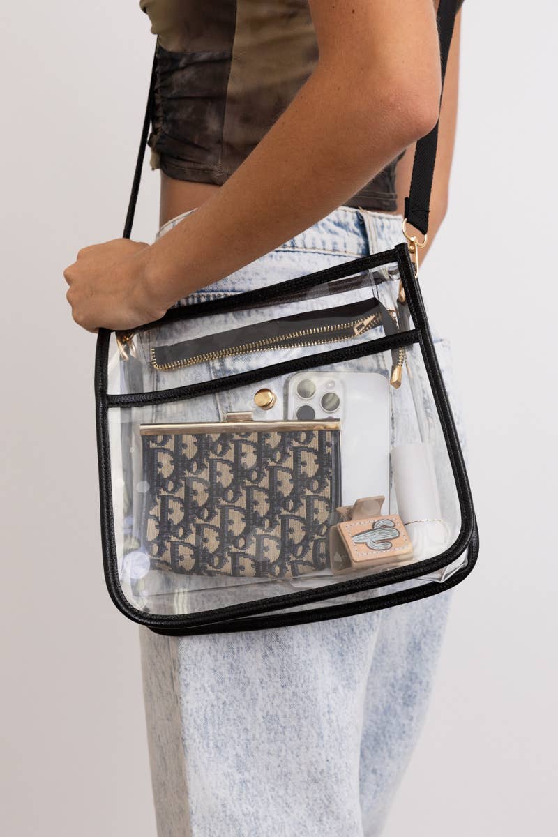Clear Carry Messenger Bag