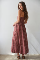 Drew Polka Dot Strapless Dress