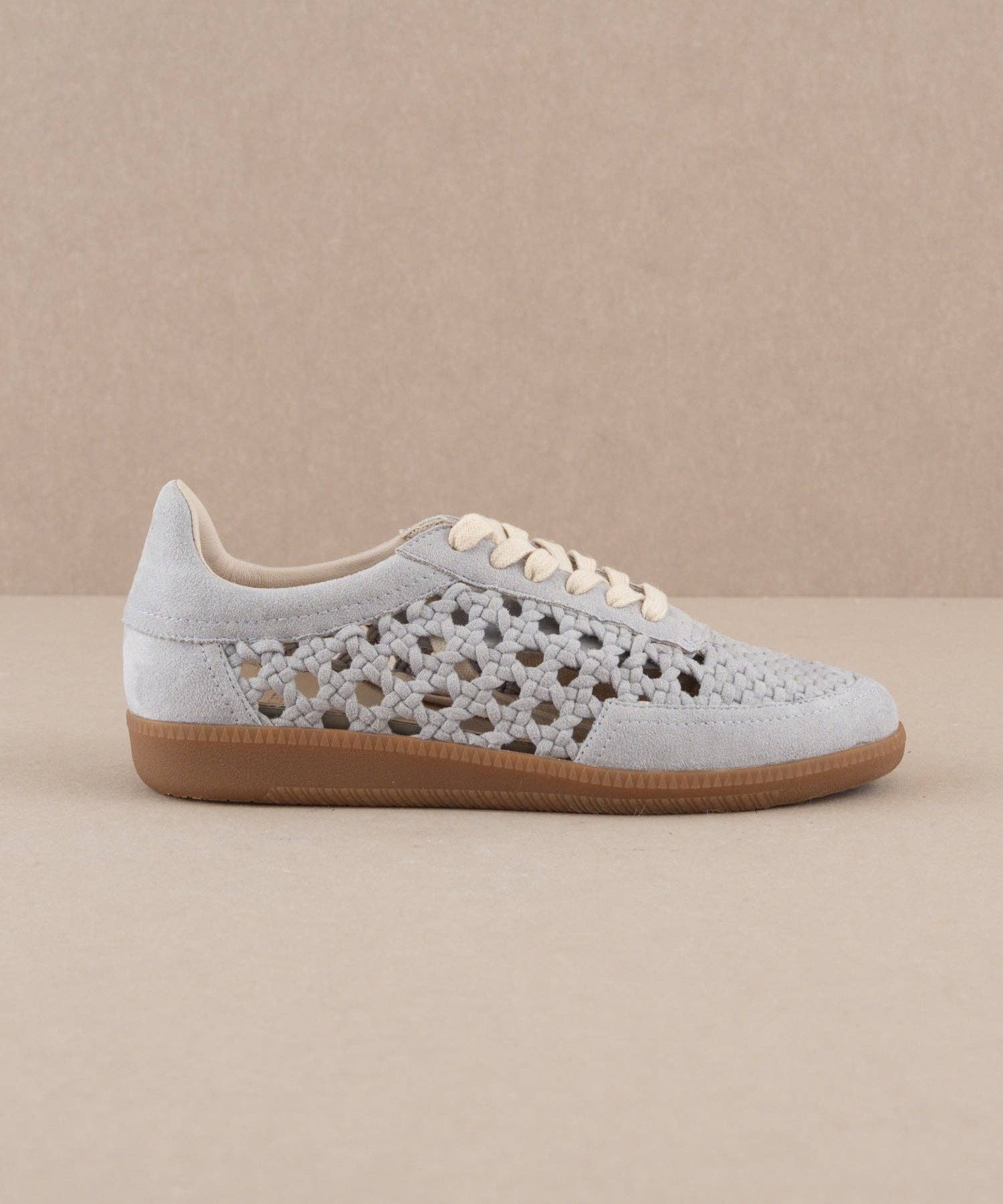 The Sandy Blue | Crochet Detailed Sneaker