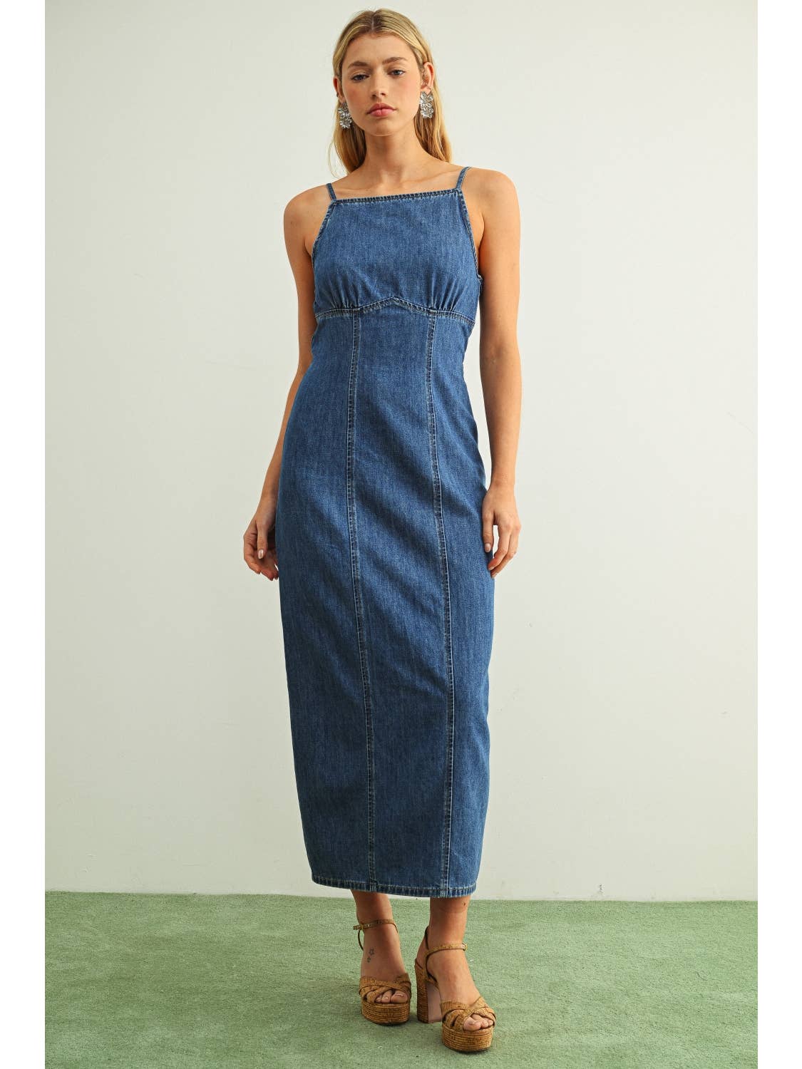 Lily's Denim Long Dress