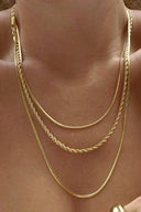 Tarnish free Layered Necklace