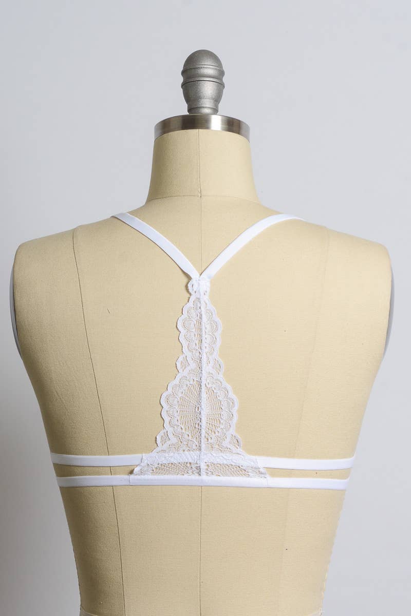 Flirty Triangle Lace Bralette