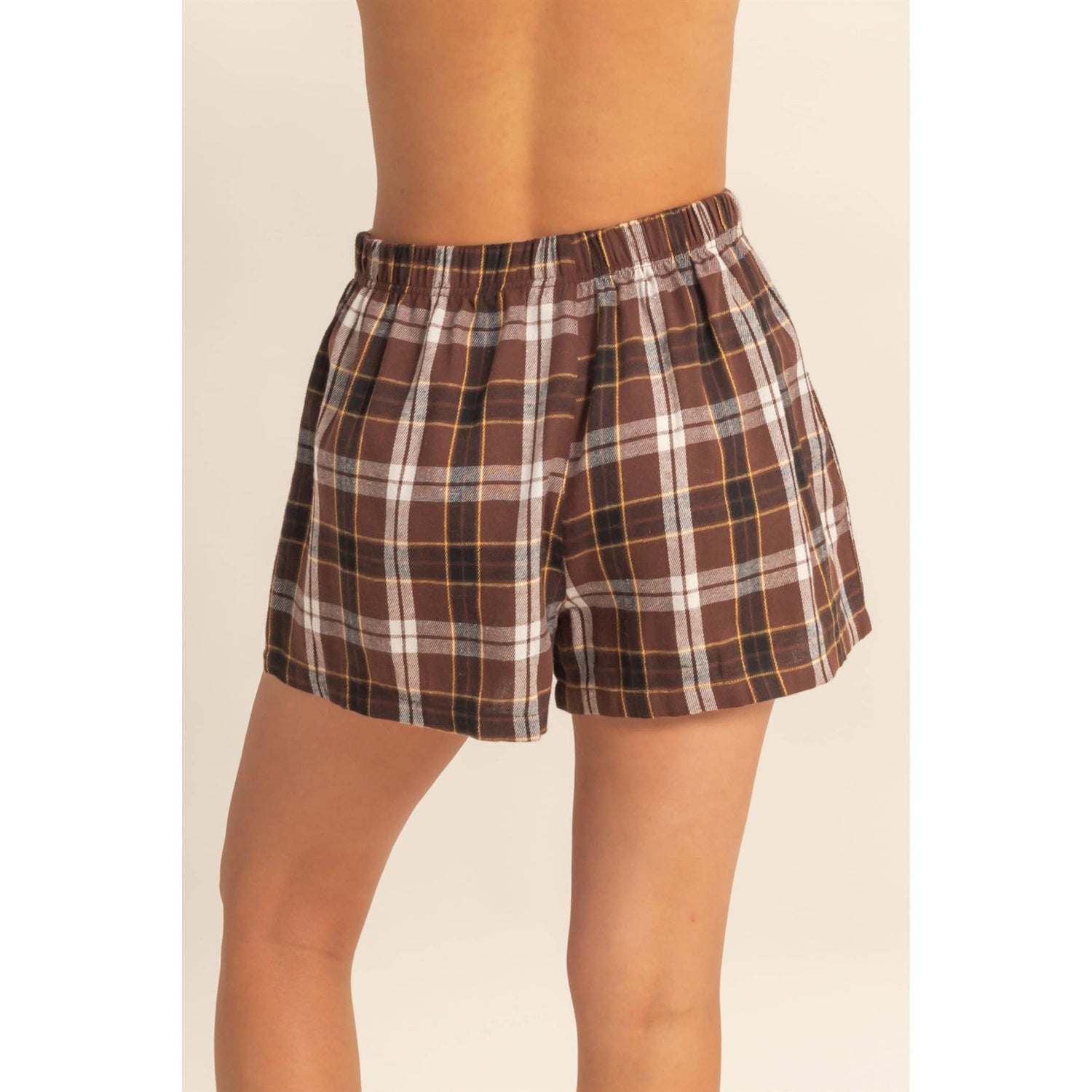 Button-Front Flannel Boxer Shorts