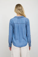 Jensen Chambray Collared Shirt