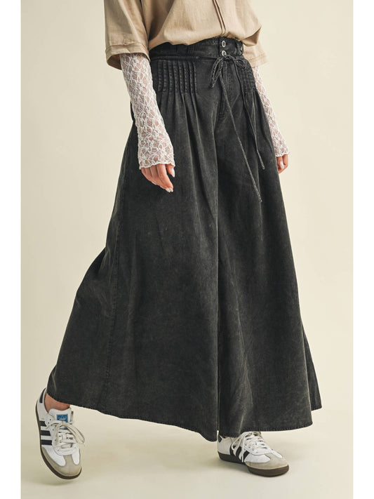 Quinn Pintuck Wide Leg Pants