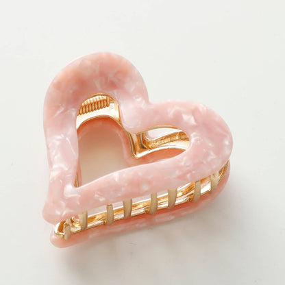 Juliette Valentine Heart Metal Claw Clip