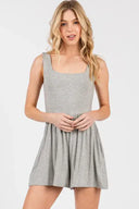 Double Layer Detailed Romper