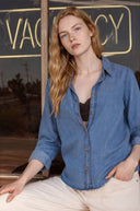Jensen Chambray Collared Shirt