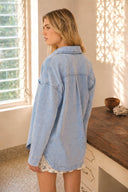 Cora Button Down Shacket