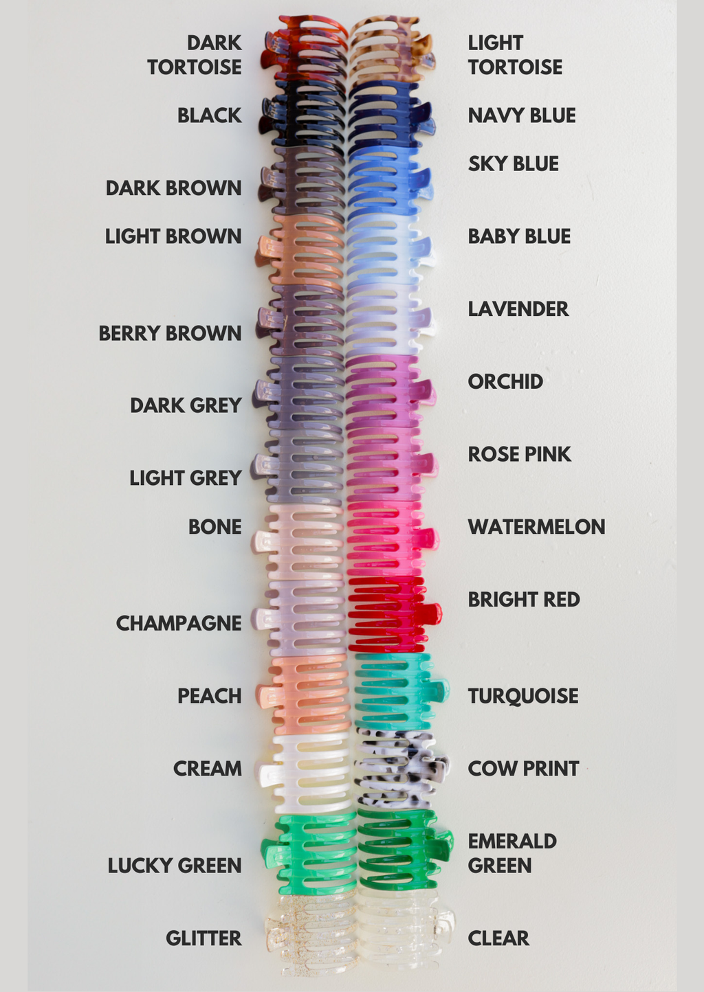 Lay Down Claw Clip