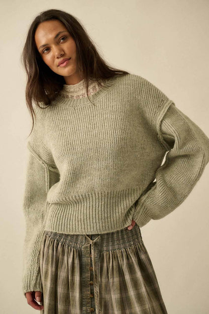 Drop Shoulder Sweater