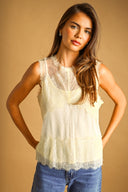 Maria Lace Mesh Top