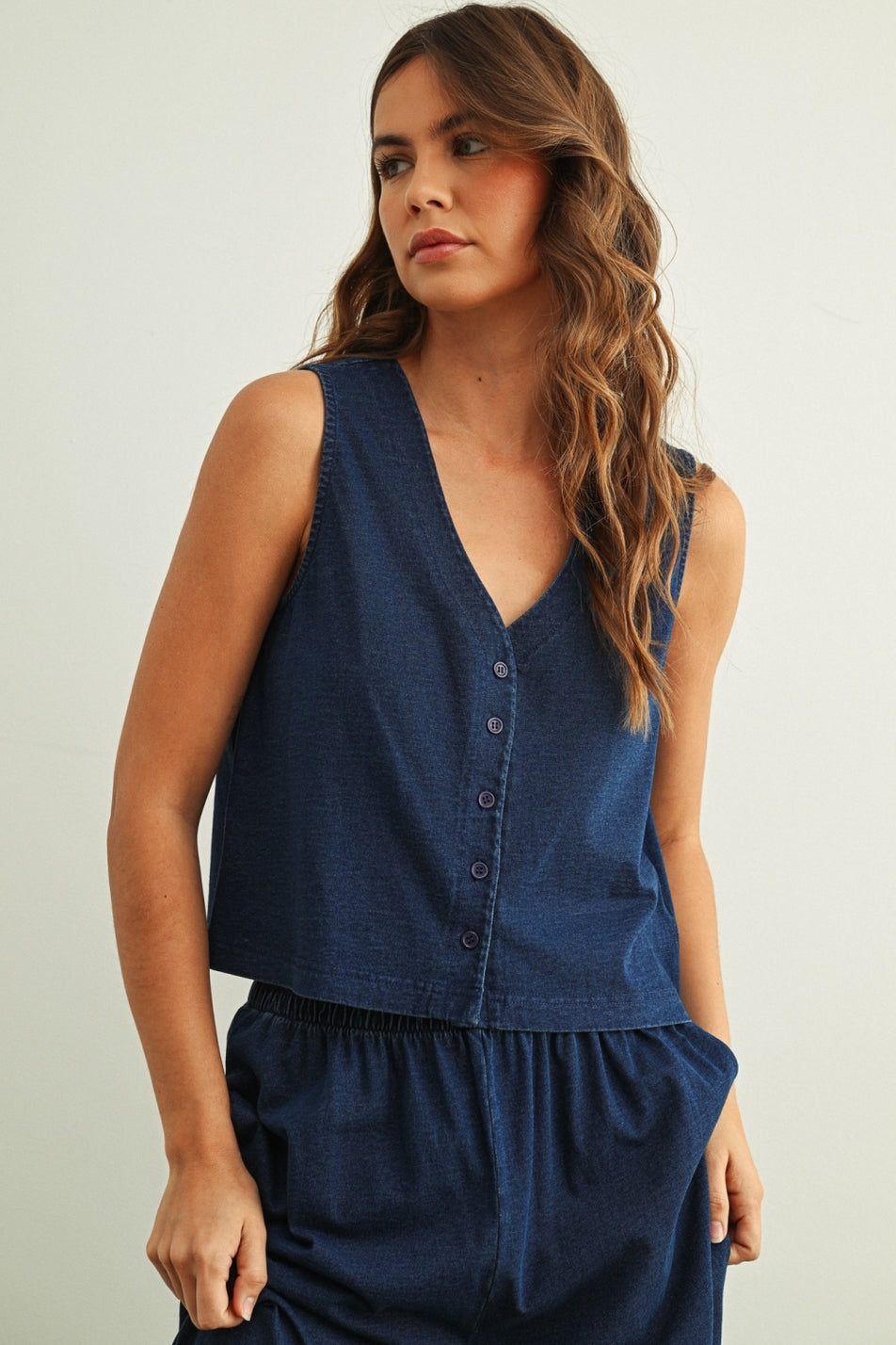 Washed Knit Top