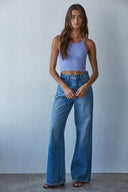 High Quality Seamless Sleeveless Halter Neck Top