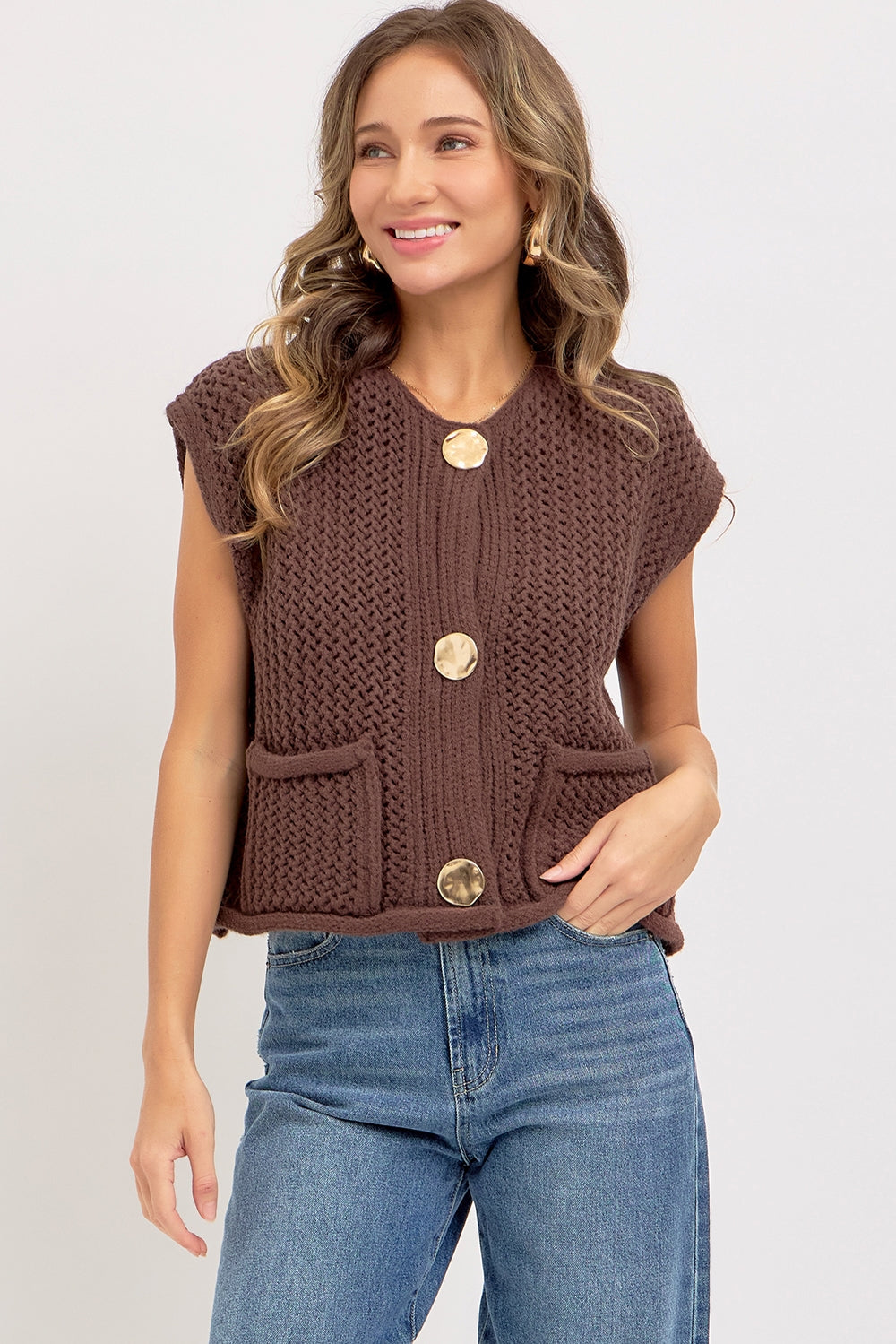Ameila Sleeveless Sweater