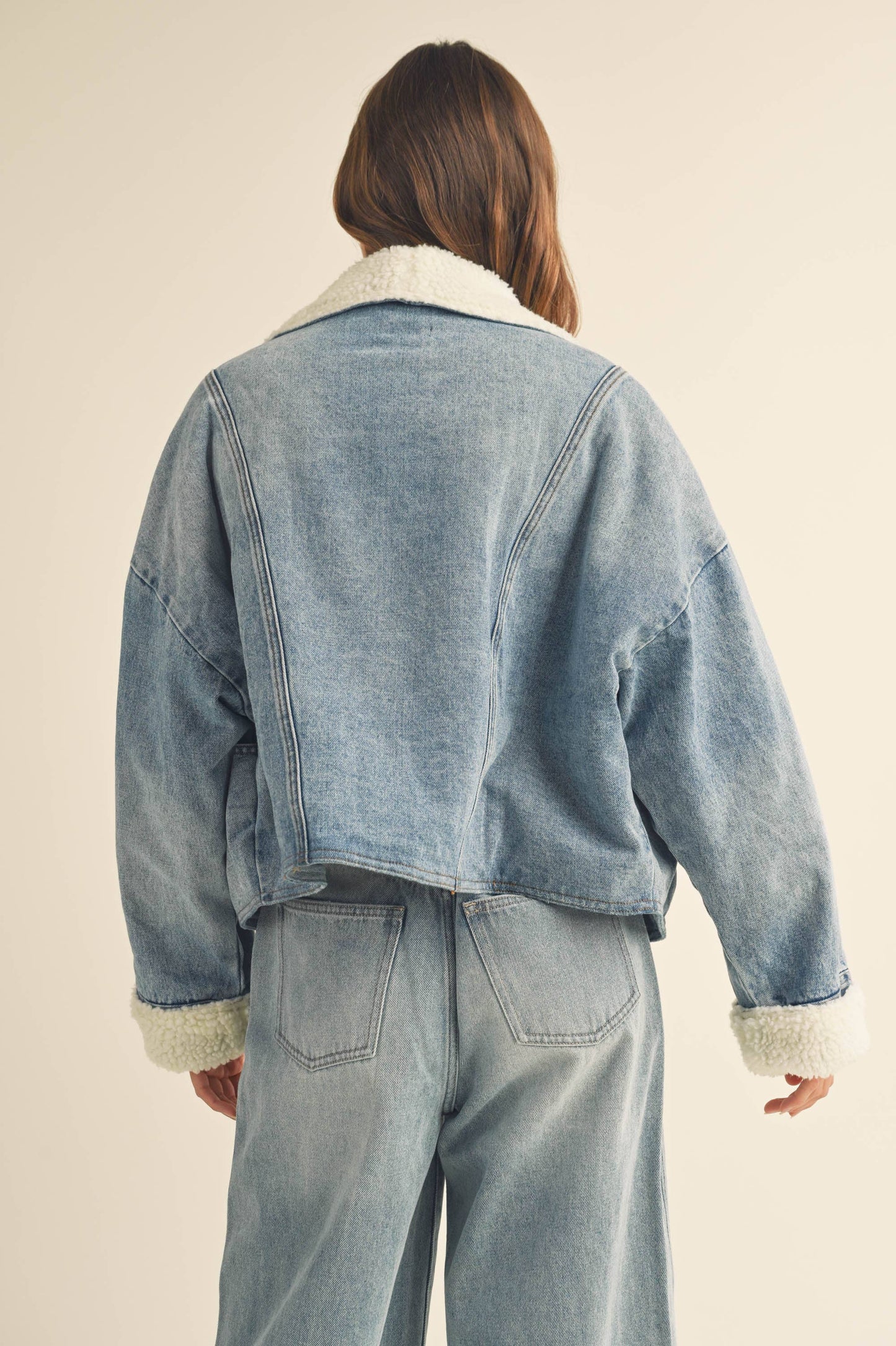 Sherpa Lined Denim Jacket
